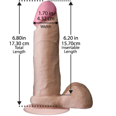 Зображення Фалоімітатор Doc Johnson The Realistic Cock 6 inch White
