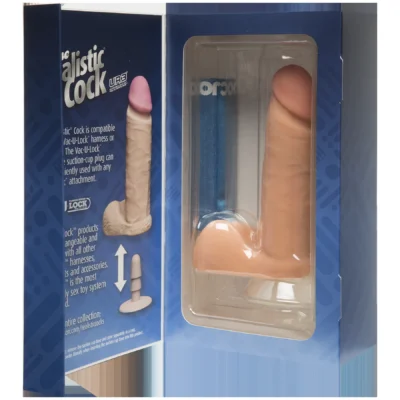 Зображення Фалоімітатор Doc Johnson The Realistic Cock 6 inch White