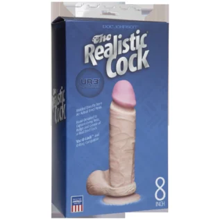 Зображення Фалоімітатор Doc Johnson The Realistic Cock 8 inch - ULTRASKYN