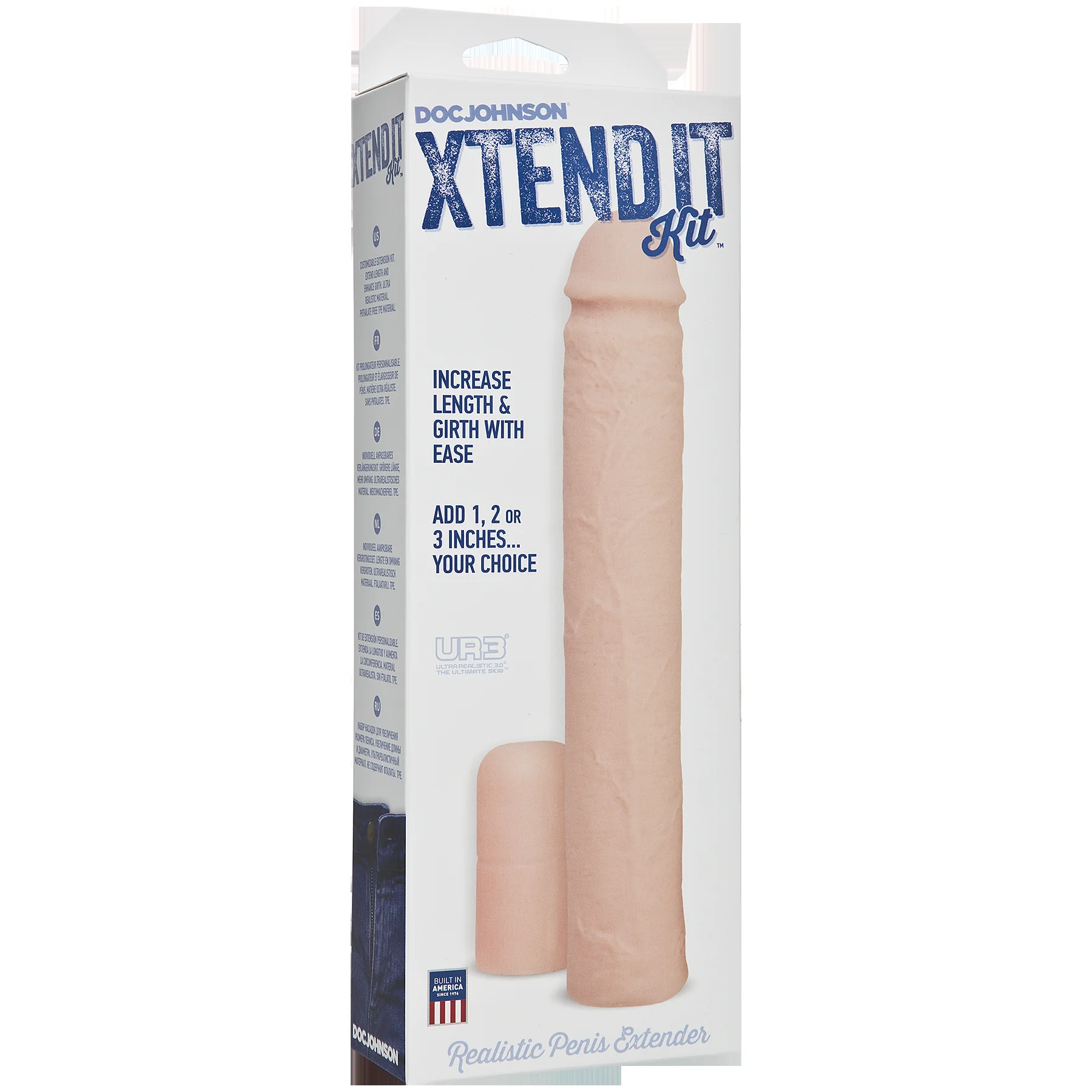 Насадка на член Doc Johnson Xtend It Kit 4 Насадка на член Doc Johnson Xtend It Kit - Зображення 2