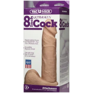 Фалоімітатор Doc Johnson Vac-U-Lock - 8 Inch ULTRASKYN Cock 10 Фалоімітатор Doc Johnson Vac-U-Lock - 8 Inch ULTRASKYN Cock - Зображення 4