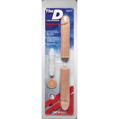 Зображення Фалоімітатор подвійний Doc Johnson The D - Double D - 16 Inch - ULTRASKYN