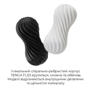 Зображення Мастурбатор Tenga Flex Silky White