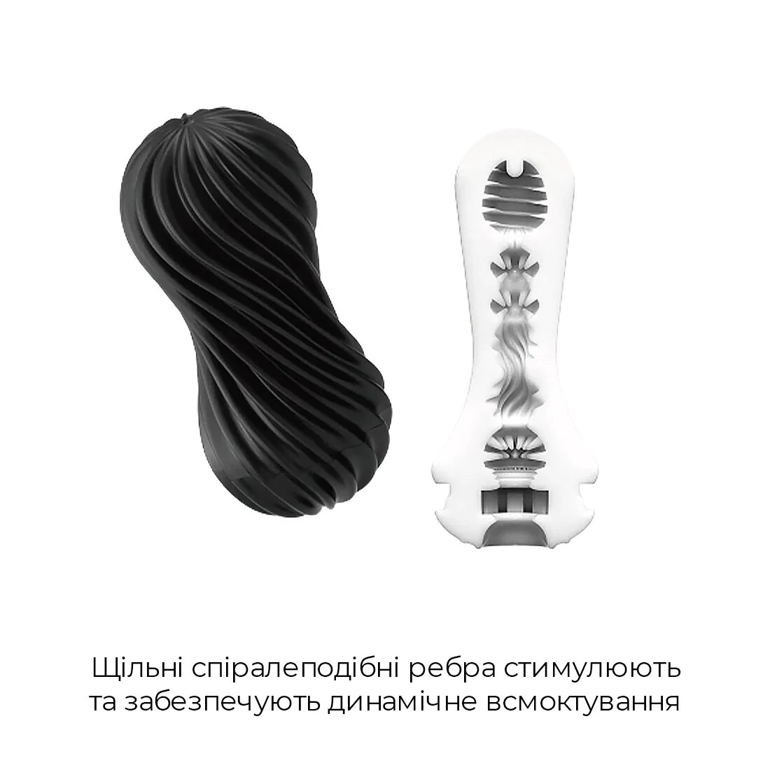 Мастурбатор Tenga Flex Rocky Black 6 Мастурбатор Tenga Flex Rocky Black - Зображення 4