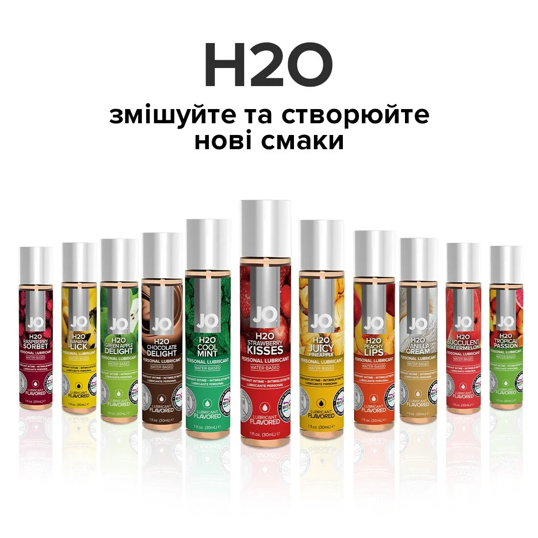 Змазка на водній основі JO H2O Strawberry Kiss 120ml 7 Змазка на водній основі JO H2O Strawberry Kiss 120ml - Зображення 5