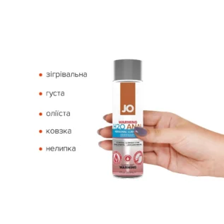 Alternative view of Анальна змазка JO ANAL H2O — WARMING 120ml