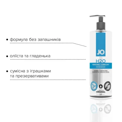 Зображення Змазка на водній основі JO H2O ORIGINAL 480ml