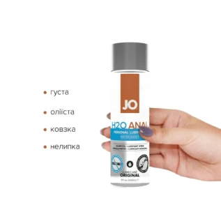 Alternative view of Анальна змазка JO ANAL H2O — ORIGINAL 240ml
