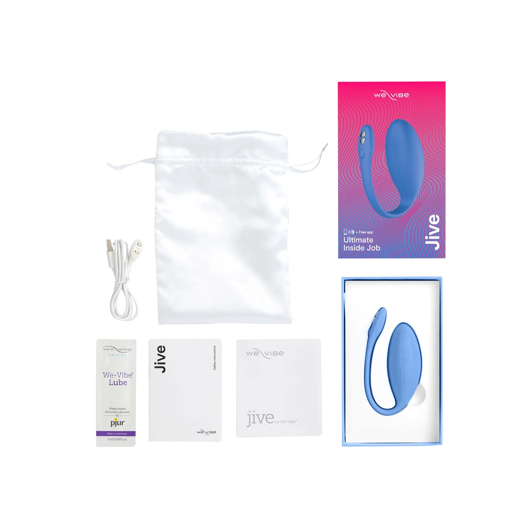 Смарт-віброяйце We-Vibe Jive Blue 8 Смарт-віброяйце We-Vibe Jive Blue - Зображення 6