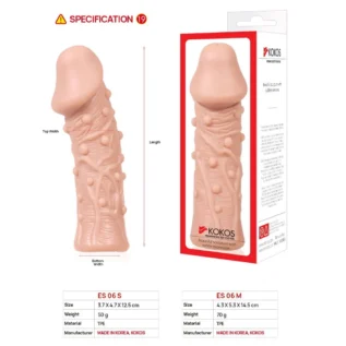 Насадка на член Kokos Extreme Sleeve ES.06 11 Насадка на член Kokos Extreme Sleeve ES.06 - Зображення 5