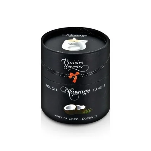 Масажна свічка Plaisirs Secrets Coconut 80ml - Зображення 3
