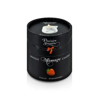 Масажна свічка Plaisirs Secrets Strawberry 80ml 7 Зображення Масажна свічка Plaisirs Secrets Strawberry 80ml