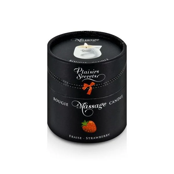 Масажна свічка Plaisirs Secrets Strawberry 80ml 5 Масажна свічка Plaisirs Secrets Strawberry 80ml - Зображення 3