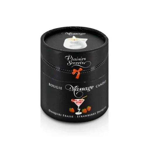 Масажна свічка Plaisirs Secrets Strawberry Daiquiri 80ml - Зображення 3