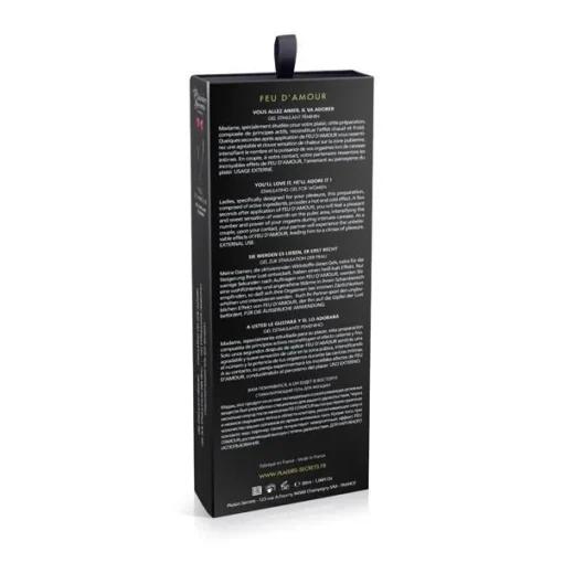 Стимулювальний гель для клітора Plaisirs Secrets Feu Damour 30ml - Зображення 3