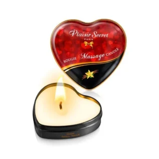 Масажна свічка-серце Plaisirs Secrets Vanilla 35ml