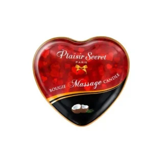 Alternative view of Масажна свічка серце Plaisirs Secrets Coconut 35ml