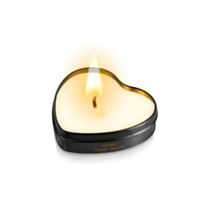 Зображення Масажна свічка-серце Plaisirs Secrets Caramel 35ml