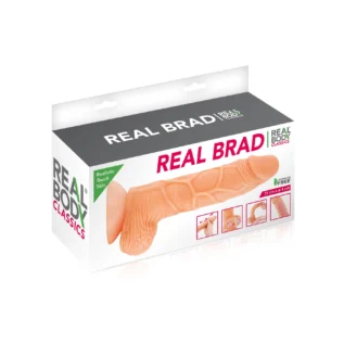Фалоімітатор із рухомою крайньою плоттю Real Body — Real Brad 11 Зображення Фалоімітатор із рухомою крайньою плоттю Real Body — Real Brad