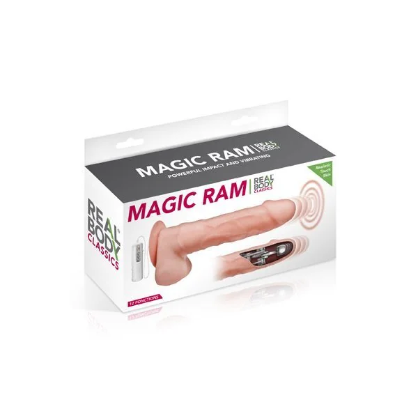 Фалоімітатор-пульсатор із вібрацією Real Body — Magic Ram 5 Фалоімітатор-пульсатор із вібрацією Real Body — Magic Ram - Зображення 3