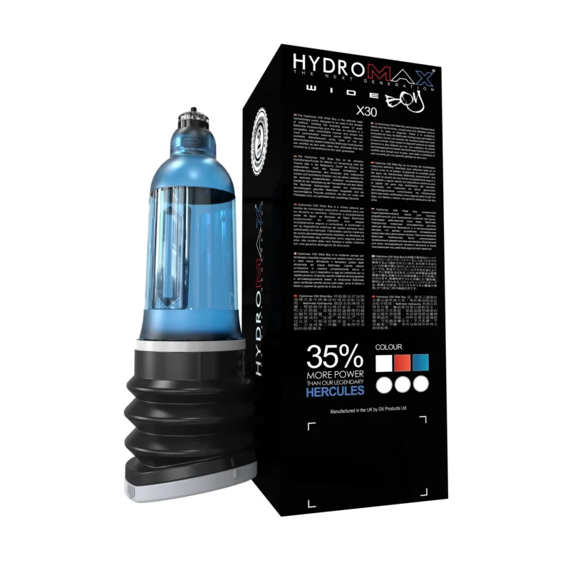 Гідропомпа Bathmate Hydromax 7 WideBoy Blue (X30) для члена  від 12,5 до 18см, діам.до 5,5см - Зображення 5