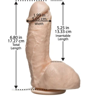 Alternative view of Фалоімітатор, що кінчає Doc Johnson The Amazing Squirting Realistic Cock