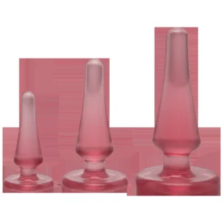 Набір анальних пробок Doc Johnson Crystal Jellies