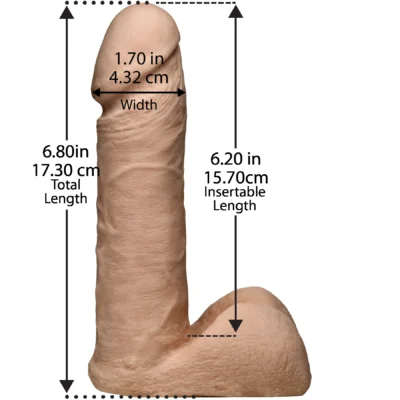 Зображення Трусики зі страпоном Doc Johnson Vac-U-Lock 7 Inch ULTRASKYN Ultra Harness