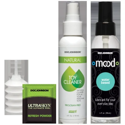 Зображення Набір для страпона Doc Johnson Vac-U-Lock Dual Density UltraSKYN Set