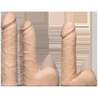 Alternative view of Набір для страпона Doc Johnson Vac-U-Lock Dual Density UltraSKYN Set