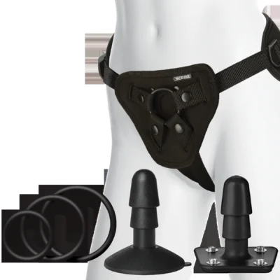 Зображення Набір для страпона Doc Johnson Vac-U-Lock Dual Density Experienced Set