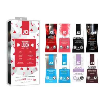 Набір із 8 видів змазок JO Beginner's Luck 8х10ml