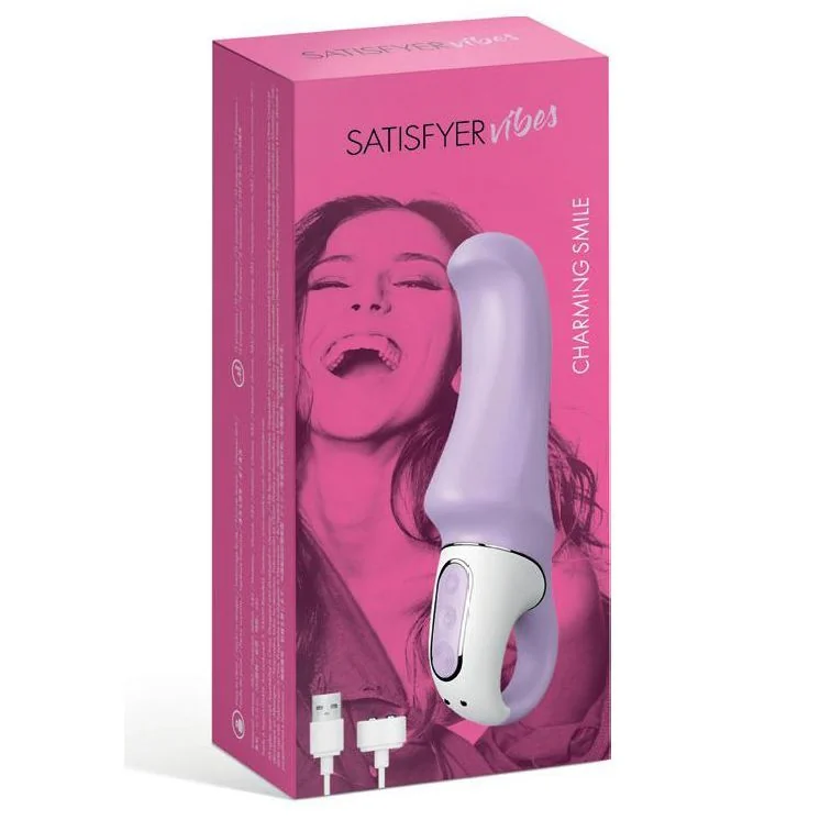 Потужний вібратор Satisfyer Vibes Charming Smile 7 Потужний вібратор Satisfyer Vibes Charming Smile - Зображення 5