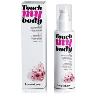 Alternative view of Масажний гель і змазка 2-в-1 Love To Love TOUCH MY BODY Cherry Blossom 100ml
