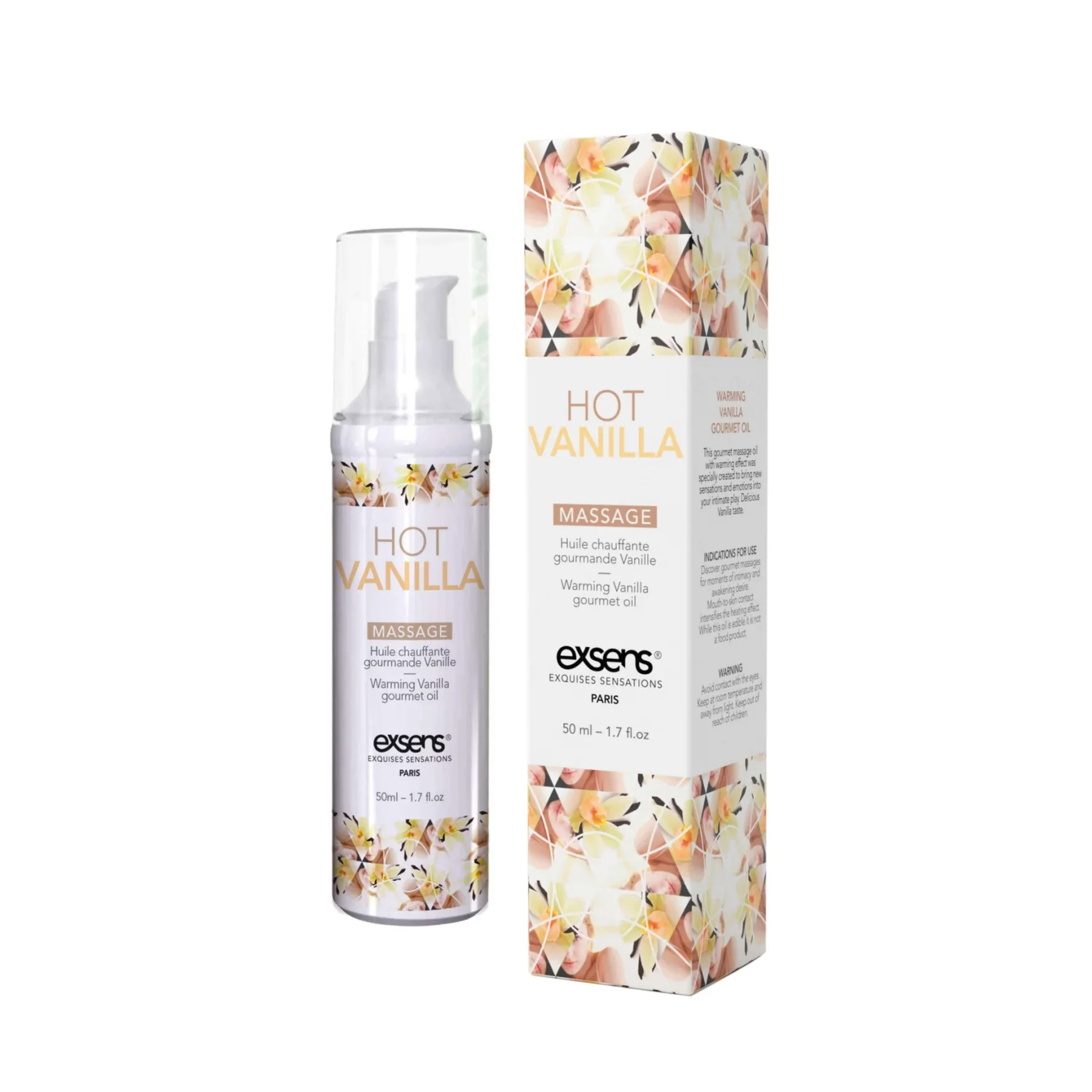 Масажна олія EXSENS Hot Vanilla 100ml 4 Масажна олія EXSENS Hot Vanilla 100ml - Зображення 2