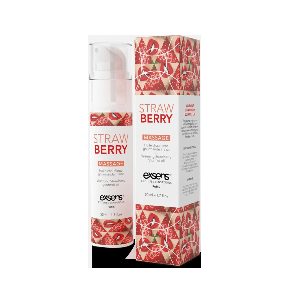 Масажна олія EXSENS Strawberry 50ml 3 Масажна олія EXSENS Strawberry 50ml