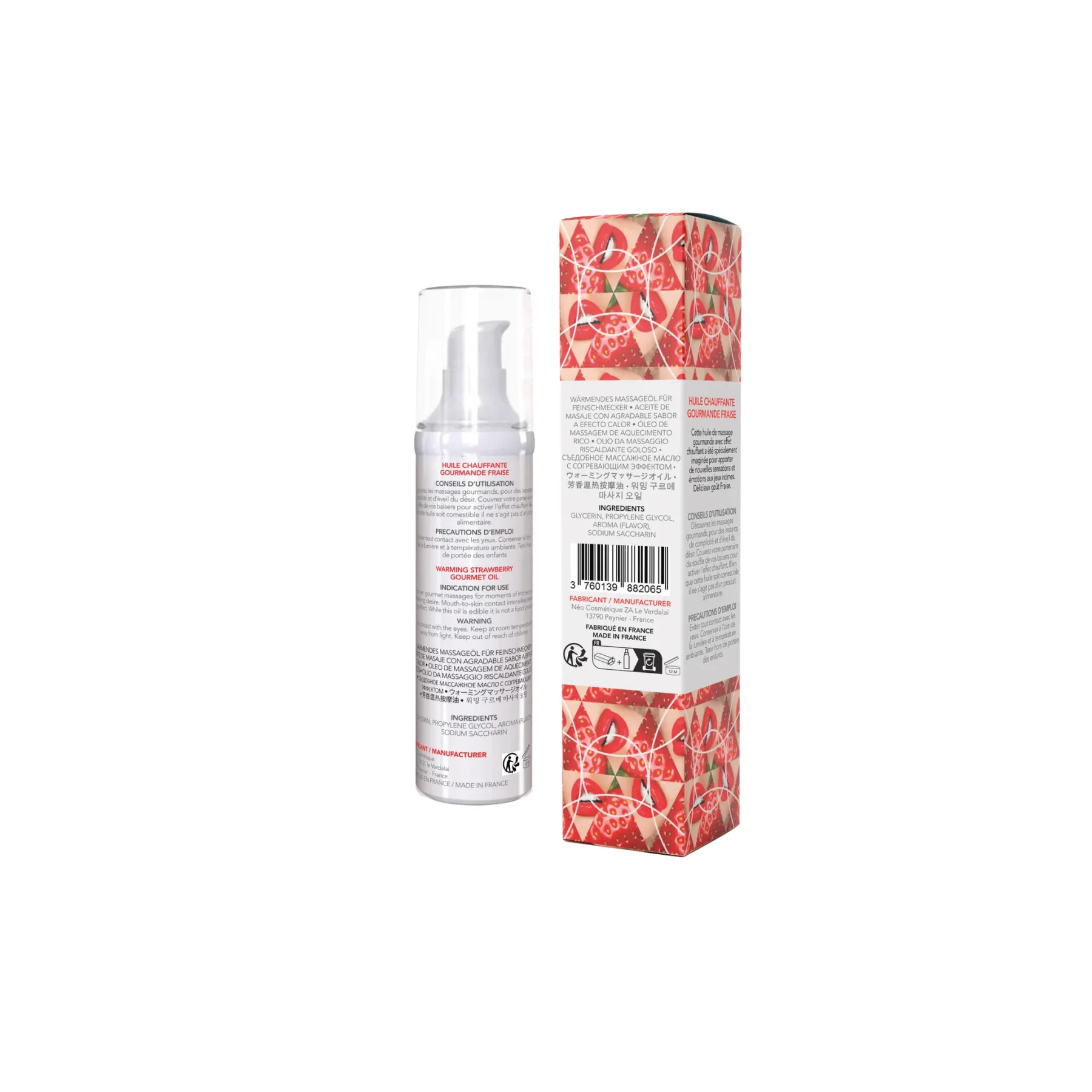 Масажна олія EXSENS Strawberry 50ml 5 Масажна олія EXSENS Strawberry 50ml - Зображення 3