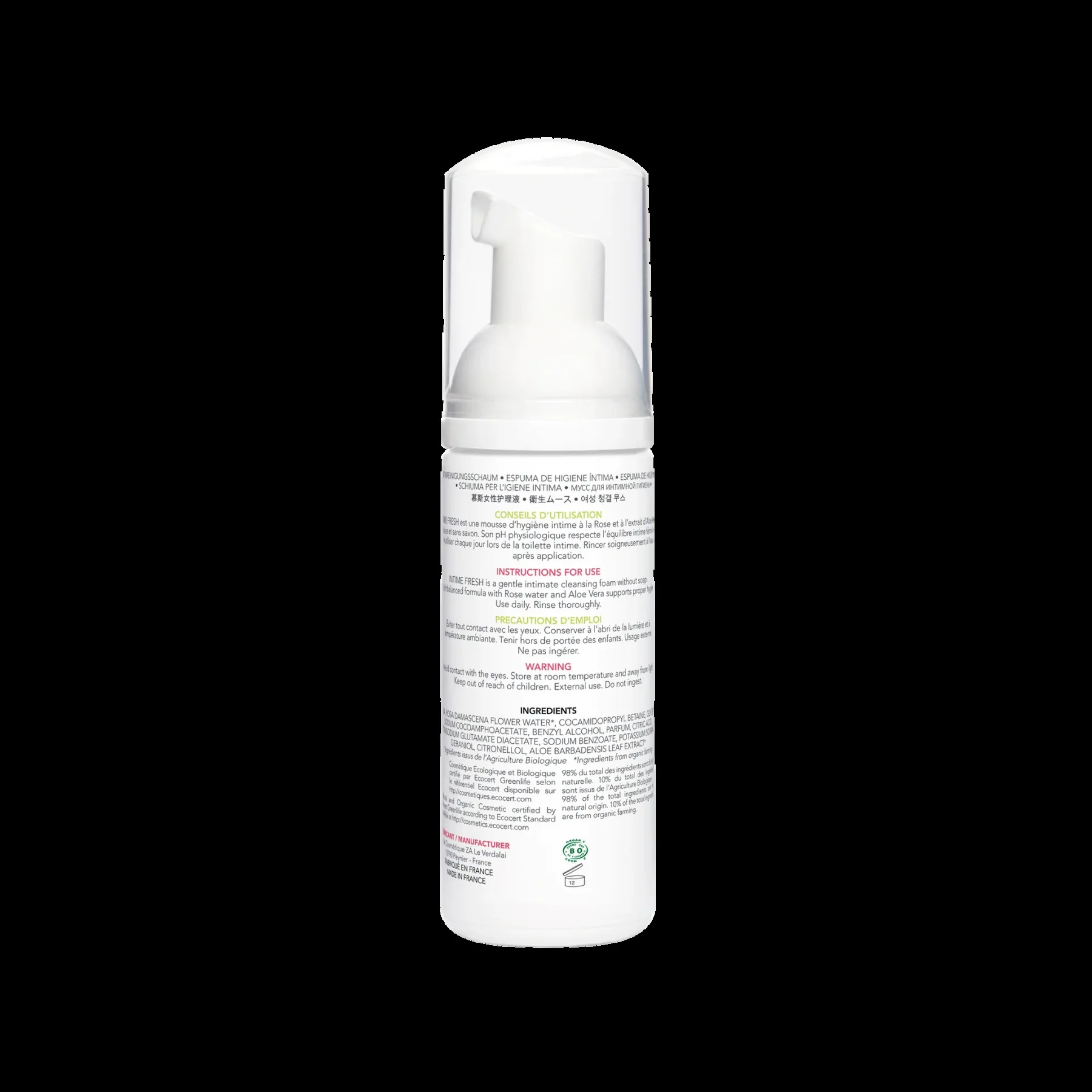 Піна для інтимної гігієни EXSENS Intime Fresh 150ml 5 Піна для інтимної гігієни EXSENS Intime Fresh 150ml - Зображення 3