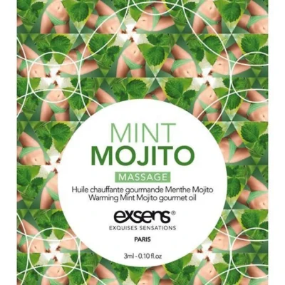 Пробник массажної олії EXSENS Mojito 3ml