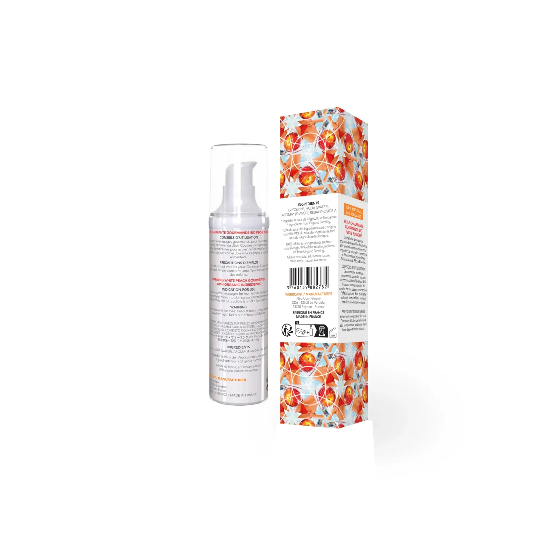 Масажна олія EXSENS Organic Peach 50ml 4 Масажна олія EXSENS Organic Peach 50ml - Зображення 2
