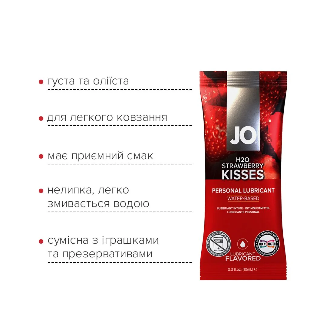 Пробник JO H2O STRAWBERRY 10ml 5 Пробник JO H2O STRAWBERRY 10ml - Зображення 3