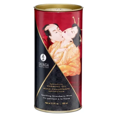 Зображення Розігрівальна олія Shunga Aphrodisiac Warming Oil – Sparkling Strawberry Wine 100ml