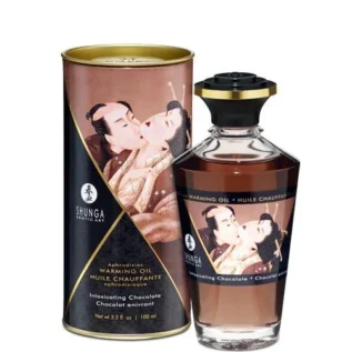 Розігрівальна олія Shunga Aphrodisiac Warming Oil – Intoxicating Chocolate 100ml