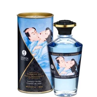 Розігрівальна олія Shunga Aphrodisiac Warming Oil – Coconut Thrills 100ml