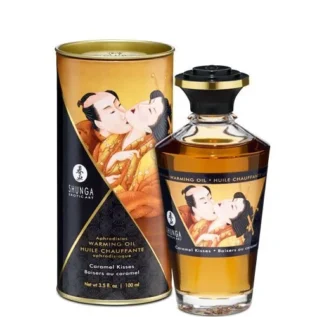 Розігрівальна олія Shunga Aphrodisiac Warming Oil – Caramel Kisses 100ml