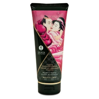 Їстівний масажний крем Shunga Kissable Massage Cream – Raspberry Feeling 200ml