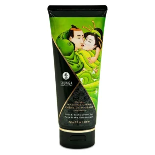 Їстівний масажний крем Shunga Kissable Massage Cream – Pear & Exotic  Tea 200ml