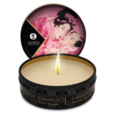 Масажна свічка Shunga Mini Massage Candle –  Petals 30ml