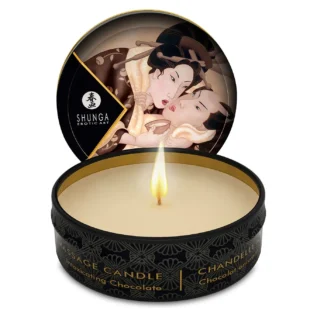 Масажна свічка Shunga Mini Massage Candle – Intoxicating Chocolate 30ml