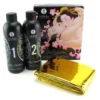 Гель для NURU-масажу Shunga Oriental Body-to-Body – Sparkling Strawberry Wine плюс простирадло 1 Зображення Гель для NURU-масажу Shunga Oriental Body-to-Body – Sparkling Strawberry Wine плюс простирадло